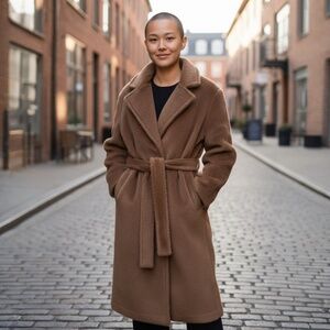 Wonderful Long Soft Camel Coat